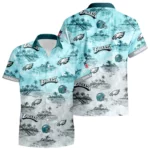 Philadelphia Eagles Hawaiian Shirt 2026 Limited Premium Crinkle Textured Personalize Name
