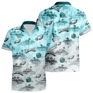 Philadelphia Eagles Hawaiian Shirt 2026 Limited Premium Crinkle Textured Personalize Name