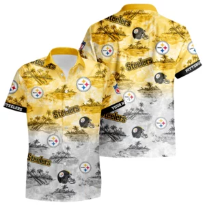 Pittsburgh Steelers Hawaiian Shirt 2026 Limited Premium Crinkle Textured Personalize Name