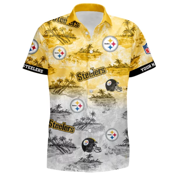 Pittsburgh Steelers Hawaiian Shirt 2026 Limited Premium Crinkle Textured Personalize Name