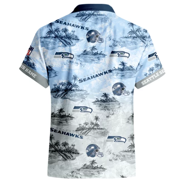 Seattle Seahawks Hawaiian Shirt 2026 Limited Premium Crinkle Textured Personalize Name