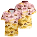 Washington Commanders Hawaiian Shirt 2026 Limited Premium Crinkle Textured Personalize Name