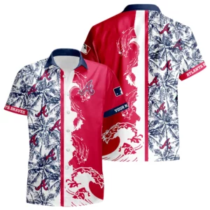 Atlanta Braves Hawaiian Shirt New 2026 Premium Crinkle Textured Personalize Name