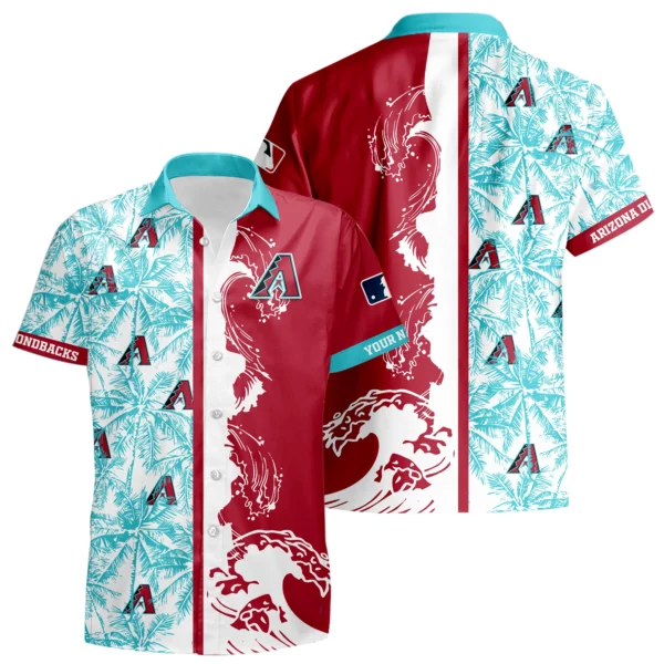 Arizona Diamondbacks Hawaiian Shirt New 2026 Premium Crinkle Textured Personalize Name