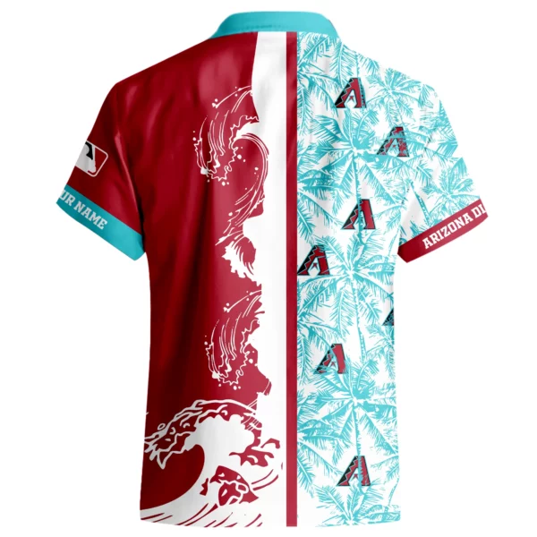 Arizona Diamondbacks Hawaiian Shirt New 2026 Premium Crinkle Textured Personalize Name