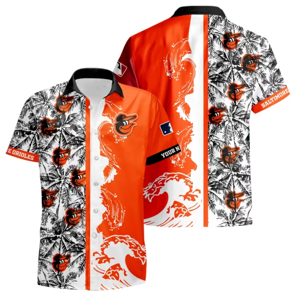 Baltimore Orioles Hawaiian Shirt New 2026 Premium Crinkle Textured Personalize Name