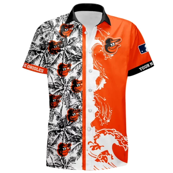Baltimore Orioles Hawaiian Shirt New 2026 Premium Crinkle Textured Personalize Name