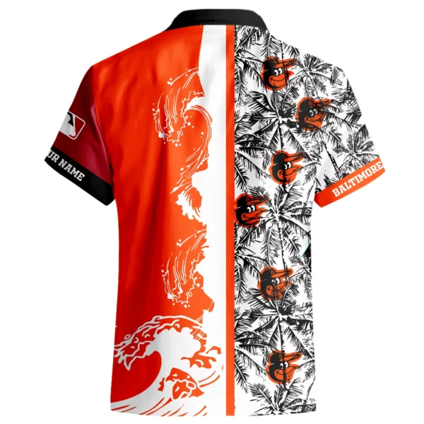 Baltimore Orioles Hawaiian Shirt New 2026 Premium Crinkle Textured Personalize Name