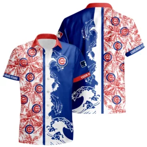 Chicago Cubs Hawaiian Shirt New 2026 Premium Crinkle Textured Personalize Name