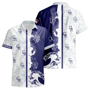 Colorado Rockies Hawaiian Shirt New 2026 Premium Crinkle Textured Personalize Name