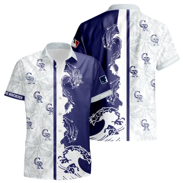 Colorado Rockies Hawaiian Shirt New 2026 Premium Crinkle Textured Personalize Name