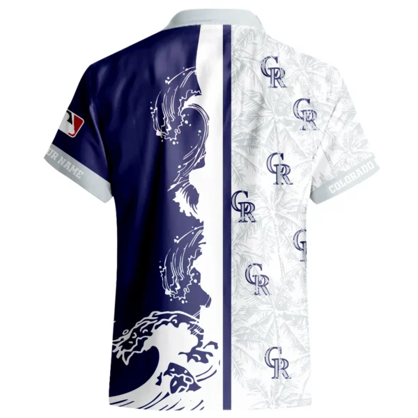 Colorado Rockies Hawaiian Shirt New 2026 Premium Crinkle Textured Personalize Name