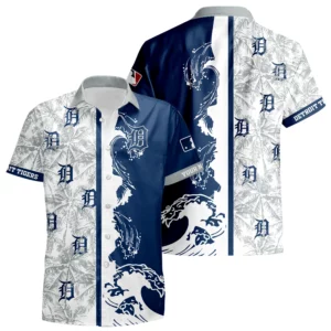 Detroit Tigers Hawaiian Shirt New 2026 Premium Crinkle Textured Personalize Name