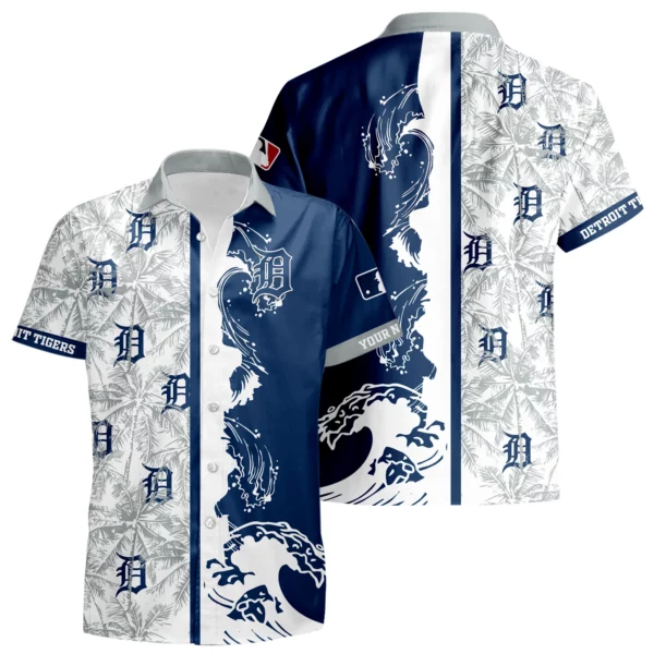 Detroit Tigers Hawaiian Shirt New 2026 Premium Crinkle Textured Personalize Name