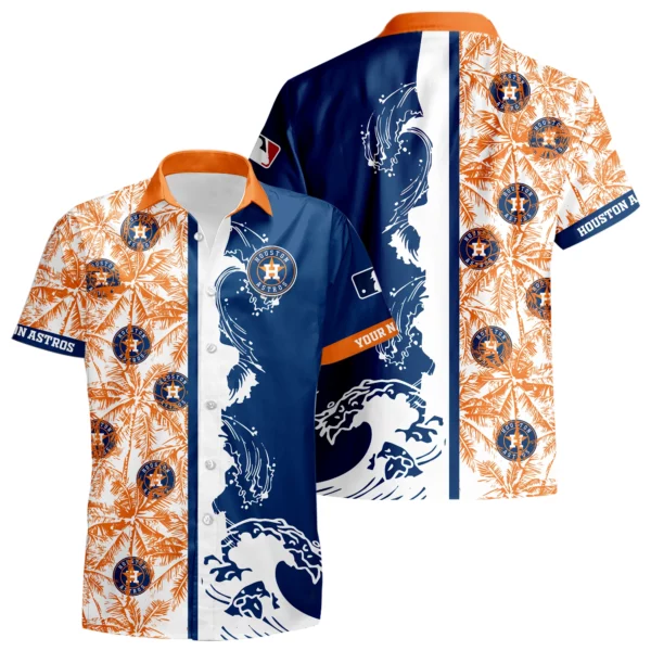 Houston Astros Hawaiian Shirt New 2026 Premium Crinkle Textured Personalize Name