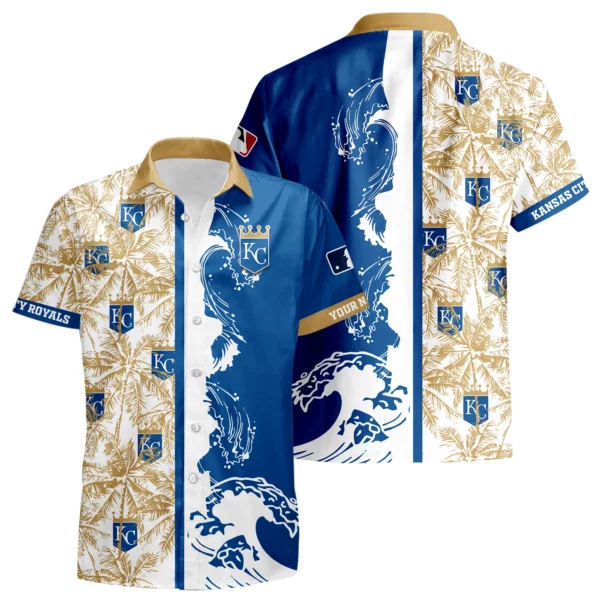 Kansas City Royals Hawaiian Shirt New 2026 Premium Crinkle Textured Personalize Name
