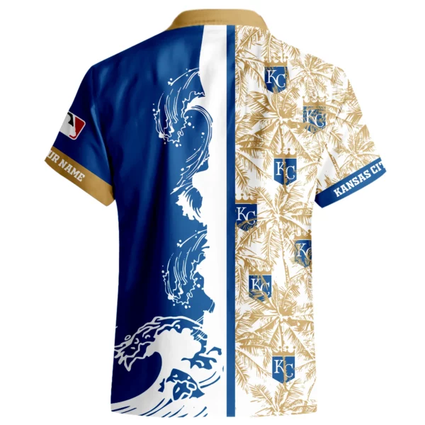 Kansas City Royals Hawaiian Shirt New 2026 Premium Crinkle Textured Personalize Name