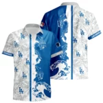 Los Angeles Dodgers Hawaiian Shirt New 2026 Premium Crinkle Textured Personalize Name