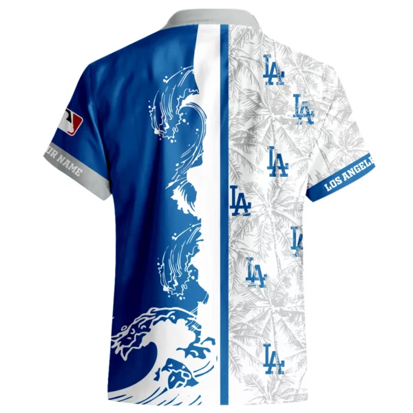 Los Angeles Dodgers Hawaiian Shirt New 2026 Premium Crinkle Textured Personalize Name