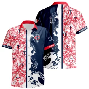 Minnesota Twins Hawaiian Shirt New 2026 Premium Crinkle Textured Personalize Name