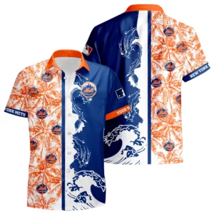 New York Mets Hawaiian Shirt New 2026 Premium Crinkle Textured Personalize Name