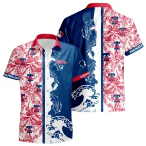 Philadelphia Phillies Hawaiian Shirt New 2026 Premium Crinkle Textured Personalize Name