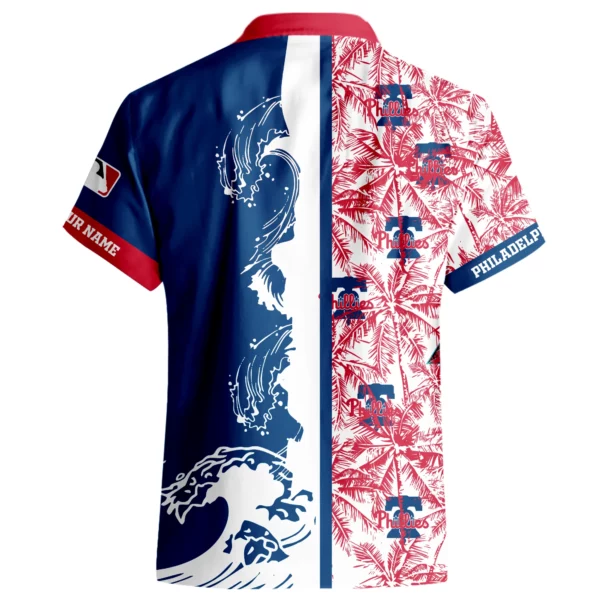Philadelphia Phillies Hawaiian Shirt New 2026 Premium Crinkle Textured Personalize Name