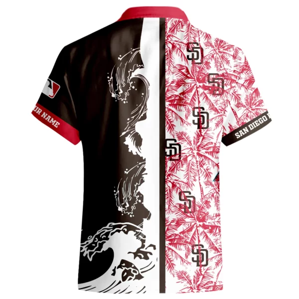San Diego Padres Hawaiian Shirt New 2026 Premium Crinkle Textured Personalize Name