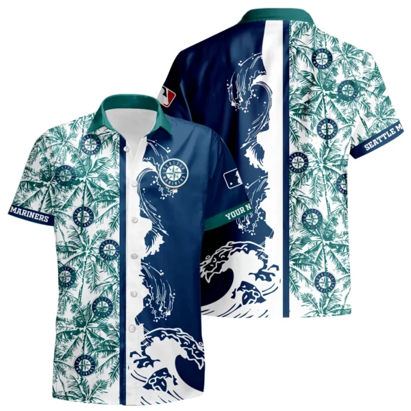 Seattle Mariners Hawaiian Shirt New 2026 Premium Crinkle Textured Personalize Name