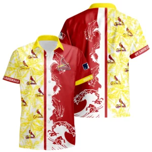 St. Louis Cardinals Hawaiian Shirt New 2026 Premium Crinkle Textured Personalize Name