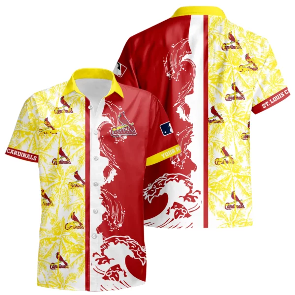 St. Louis Cardinals Hawaiian Shirt New 2026 Premium Crinkle Textured Personalize Name