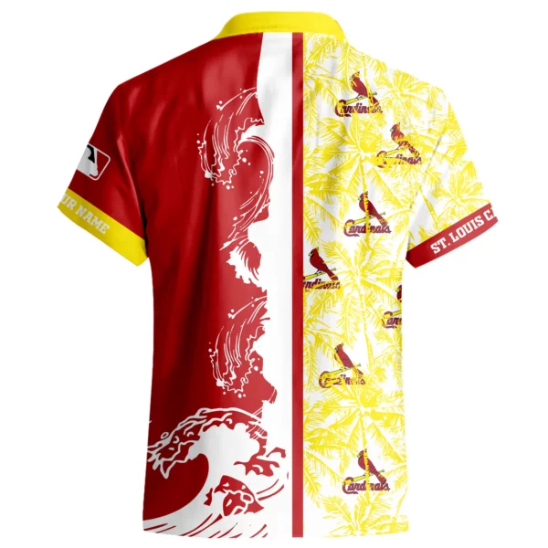 St. Louis Cardinals Hawaiian Shirt New 2026 Premium Crinkle Textured Personalize Name