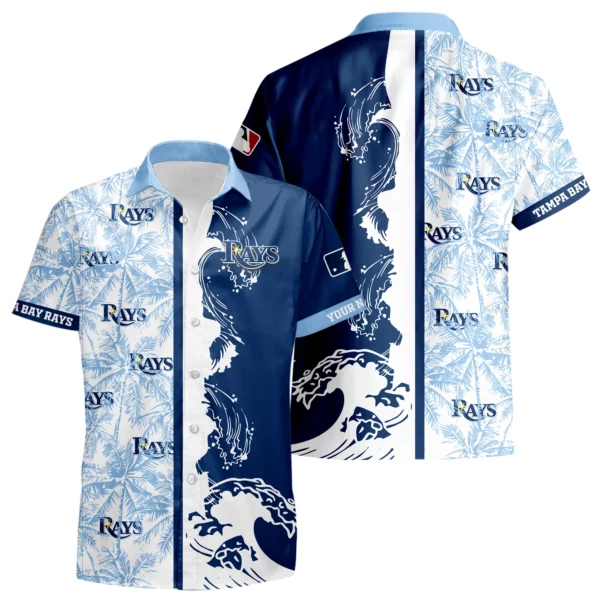 Tampa Bay Rays Hawaiian Shirt New 2026 Premium Crinkle Textured Personalize Name