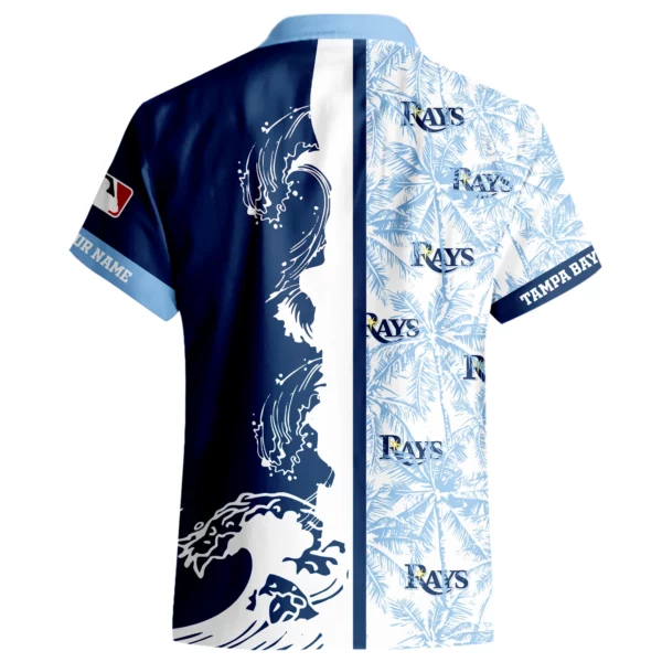 Tampa Bay Rays Hawaiian Shirt New 2026 Premium Crinkle Textured Personalize Name