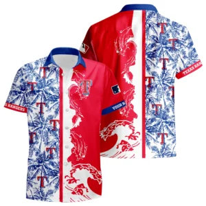 Texas Rangers Hawaiian Shirt New 2026 Premium Crinkle Textured Personalize Name