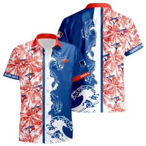 Toronto Blue Jays Hawaiian Shirt New 2026 Premium Crinkle Textured Personalize Name