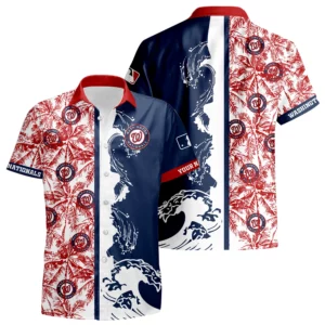 Washington Nationals Hawaiian Shirt New 2026 Premium Crinkle Textured Personalize Name