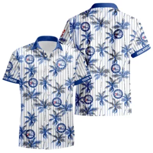 Philadelphia 76ers Hawaiian Shirt New 2026 Premium Crinkle Textured