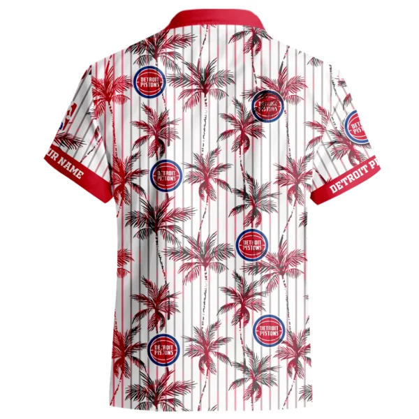 Detroit Pistons Hawaiian Shirt New 2026 Premium Crinkle Textured