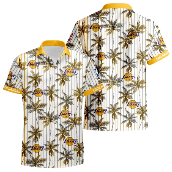 Los Angeles Lakers Hawaiian Shirt New 2026 Premium Crinkle Textured