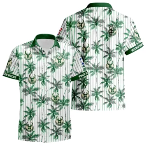 Milwaukee Bucks Hawaiian Shirt New 2026 Premium Crinkle Textured