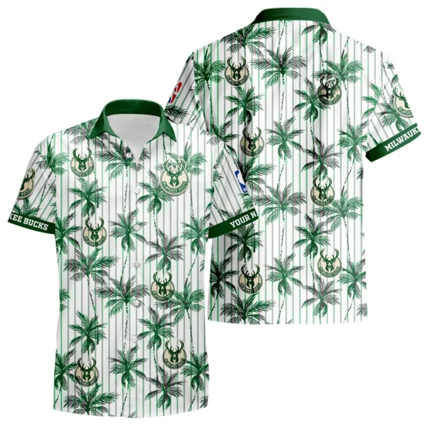 Milwaukee Bucks Hawaiian Shirt New 2026 Premium Crinkle Textured
