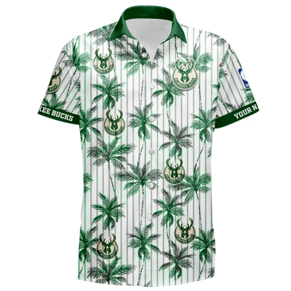 Milwaukee Bucks Hawaiian Shirt New 2026 Premium Crinkle Textured