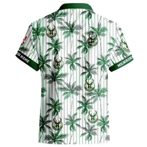 Milwaukee Bucks Hawaiian Shirt New 2026 Premium Crinkle Textured