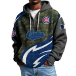 Chicago Cubs Men's Waffle Knit Hoodie Quarter Zip New 2026 Limited