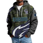 Colorado Rockies Men's Waffle Knit Hoodie Quarter Zip New 2026 Limited