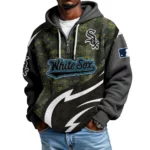 Chicago White Sox Men's Waffle Knit Hoodie Quarter Zip New 2026 Limited