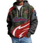 St. Louis Cardinals Men's Waffle Knit Hoodie Quarter Zip New 2026 Limited