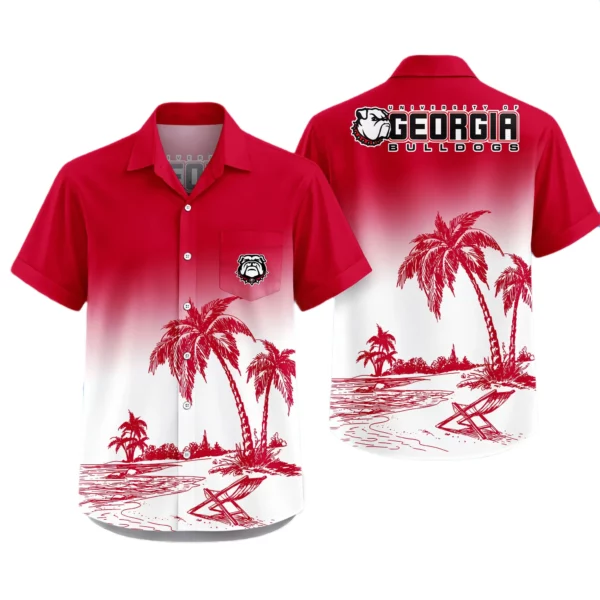 Georgia Bulldogs Hawaiian Shirt New 2026 Premium Crinkle Textured