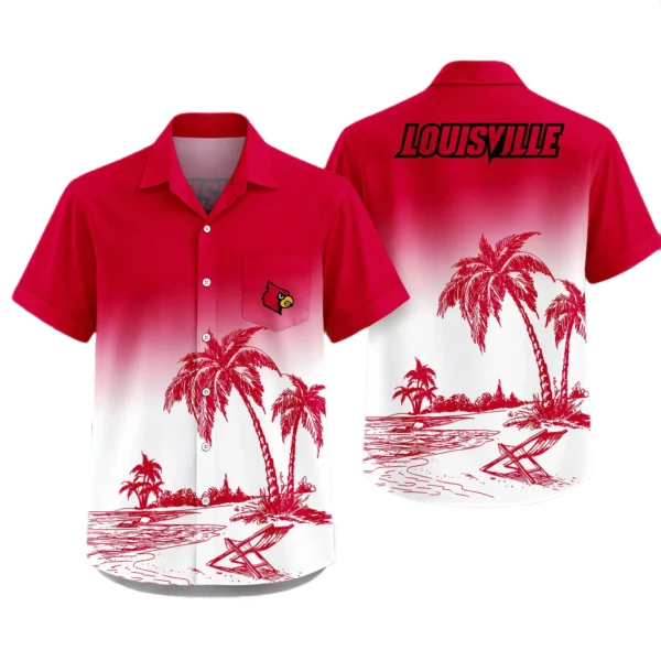 Louisville Cardinals Hawaiian Shirt New 2026 Premium Crinkle Textured